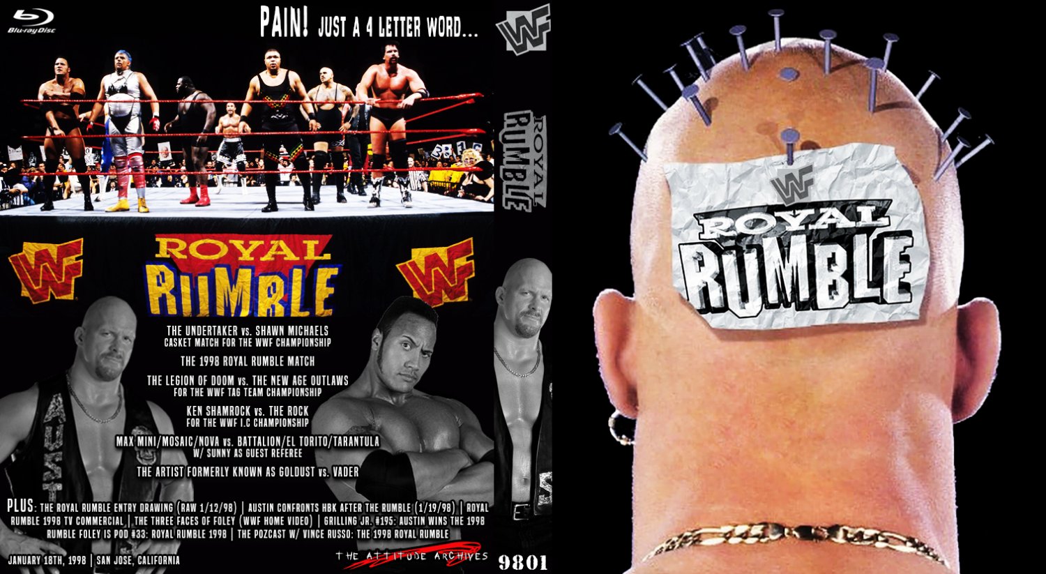 WWF ROYAL RUMBLE (1998) Blu Ray