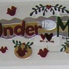 Jolee's Title Waves UNDER MISTLETOE Christmas Stickers