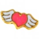 Heart With Wings Charm
