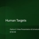 Human Targets - Option 2