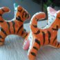 Vintage Japan MCM Colorful Striped Tiger Cats Salt Pepper Shakers  137