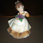 Vintage Lefton Little Girl February Birthday Figurine  154