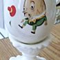 Vintage Hand Painted Arklow Humpty Dumpty Egg on Pedestal   157