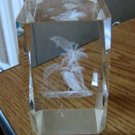 3-D Laser Etched Dolphin, Pelican and Palm Trees Cube 165