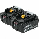 Makita BL1850B-2 18V LXT Lithium‑Ion Battery - Pack of 2