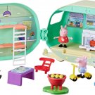 Peppa Pig Caravan Playset for Girls and Boys, 3 Figures, 6 Accessories, Preschool Toys,