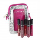 SEPHORA Favorites Limited Edition Moving Lights 5 Cream Lip Stain Set Plus Limited Edition Pouch