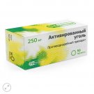 Activated charcoal, tablets 250 mg 50 pcs