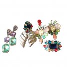Elevate Your Look with Pre-Owned Five Set Earring Lot Costume Jewelry