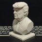 1pc Donald Trump 3D Printed Bust Statue - Patriotic Collectible Desktop Decor