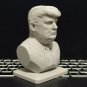 1pc Donald Trump 3D Printed Bust Statue - Patriotic Collectible Desktop Decor