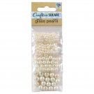 2 pack Crafter's Square Multi-Packs of Glass Pearl Beads, 135-pc. Jewelry making