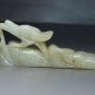 118g Chinese Antique Qing Dynasty Hetian Jade Bird Beast Figurines