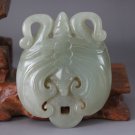 108g Antique Jade Mythical Beast Figurines Statue