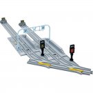 Plarail J-24 Train Depot 2 Straight Rails (Gray), 2 Car Stoppers (Gray) Included