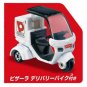 Pizza La - Tomica World Town Pizza-La Store With Delivery Bike Toy City - TOMICA