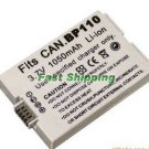 Canon BP-110 BP110 camcorder battery, new battery 1-year warranty