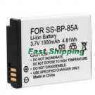 Samsung ST200 ST200F camera battery SLB-85A, new battery 1-year warranty