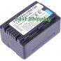 Panasonic VW-VBK180-GK rechargeable camcorder battery, new battery 1-year warranty