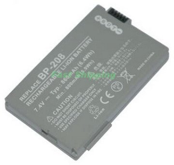 Canon BP-208, BP-208DG camcorder battery, new battery 1-year warranty