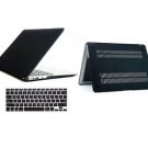 Hard Rubberized Black Case/ Keyboard Cover Skin for MacBook Air 13" MD761