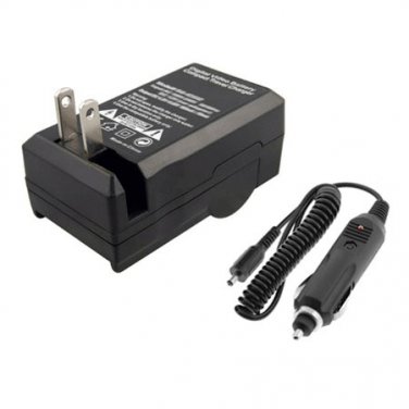 AC/DC Home Car Battery Charger for Canon PowerShot SX410 IS Camera Battery New