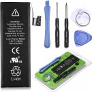 New 1440mAh 3.8V Li-ion Battery Replacement with Flex Cable For iPhone 5 5G + free Suction Tools
