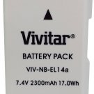 New Replacement EN-EL14a Full Decoded Battery for Nikon DF D5500 D5300 D5200 D5100 D3300 D3200 D3100