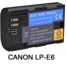 New LP-E6 LP-E6N Battery For Canon EOS 6D 7D 70D 60D 5D Mark II III DSLR Camera