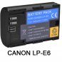 New LP-E6 LP-E6N Battery For Canon EOS 6D 7D 70D 60D 5D Mark II III DSLR Camera