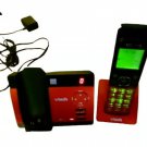 1 VTech Red head set Landlines Phone Answering Machine with 1 extension charger