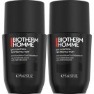 2 PACK Biotherm HOMME Day Control 72H Deodorant Roll-On Antiperspirant 75ml 2 PACK Biotherm HOMME Day Control 72H Deodorant Roll-On Antiperspirant 75ml