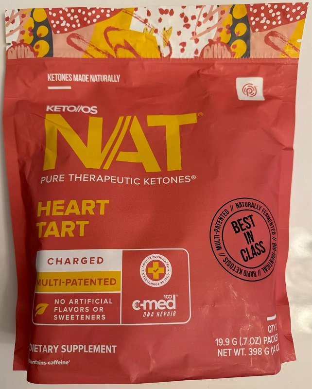 Pr&Atilde;&frac14;vit Ketones NAT 20 Packets Charged HEART TART