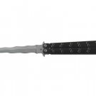 Kriss Blade Butterfly Knife with Belt Sheath - Black