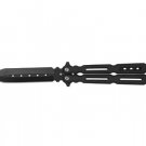 Spear Tip Butterfly Knife - Black
