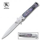 Gang Buster Abalone Handle Pocket Knife