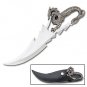 Fantasy Silver Dragon Bowie with Sheath