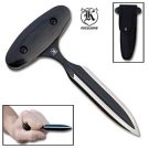 Triple Trouble 3 Blade Hand Punch Knife Dagger with Sheath