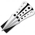 Lightning Bolt Throwing Knives - 3pack with Sheath