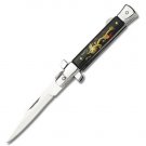 Stiletto Folding Pocket Knife - Oriental Dragon