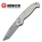 Boker Magnum Silver Tanto Blade Pocket Knife