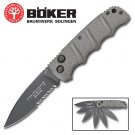 Boker Magnum Kalashnikov Fast Action Pocket Knife - Grey