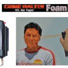 Crime Halter 15% Red Pepper Spray Foam - 1/2 oz. - Hardcase