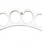 Brass Knuckles Paper Weight - Chrome