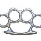 Full Size Brass Knuckles Paper Weight - Aluminum