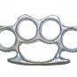 Full Size Brass Knuckles Paper Weight - Aluminum