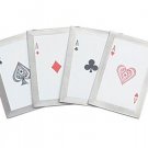 4 Piece Throwing Cards - Aces