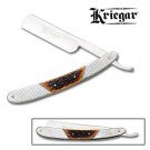 Kriegar Folding Straight Razor - Stag Bone