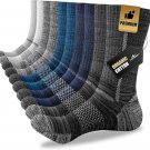 【ASPIO】Men's Cotton Crew Work Socks, 5 Pairs