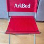 ArkBed Foldable Camping Outdoor Folding Chair Support Hiking, Picnics, Patio, Beach, Fishing (Red)